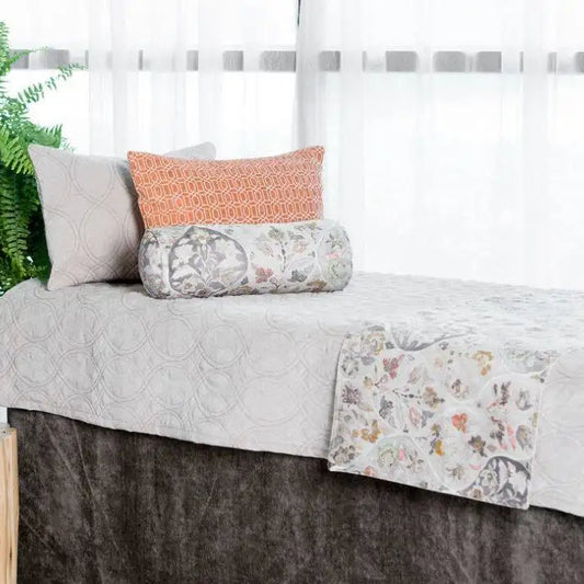 Luxury Therapeutics Coverlet - Geo-Pebble