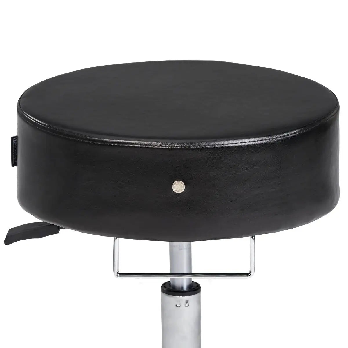 Master Massage Glider Round Hydraulic Stool - Black