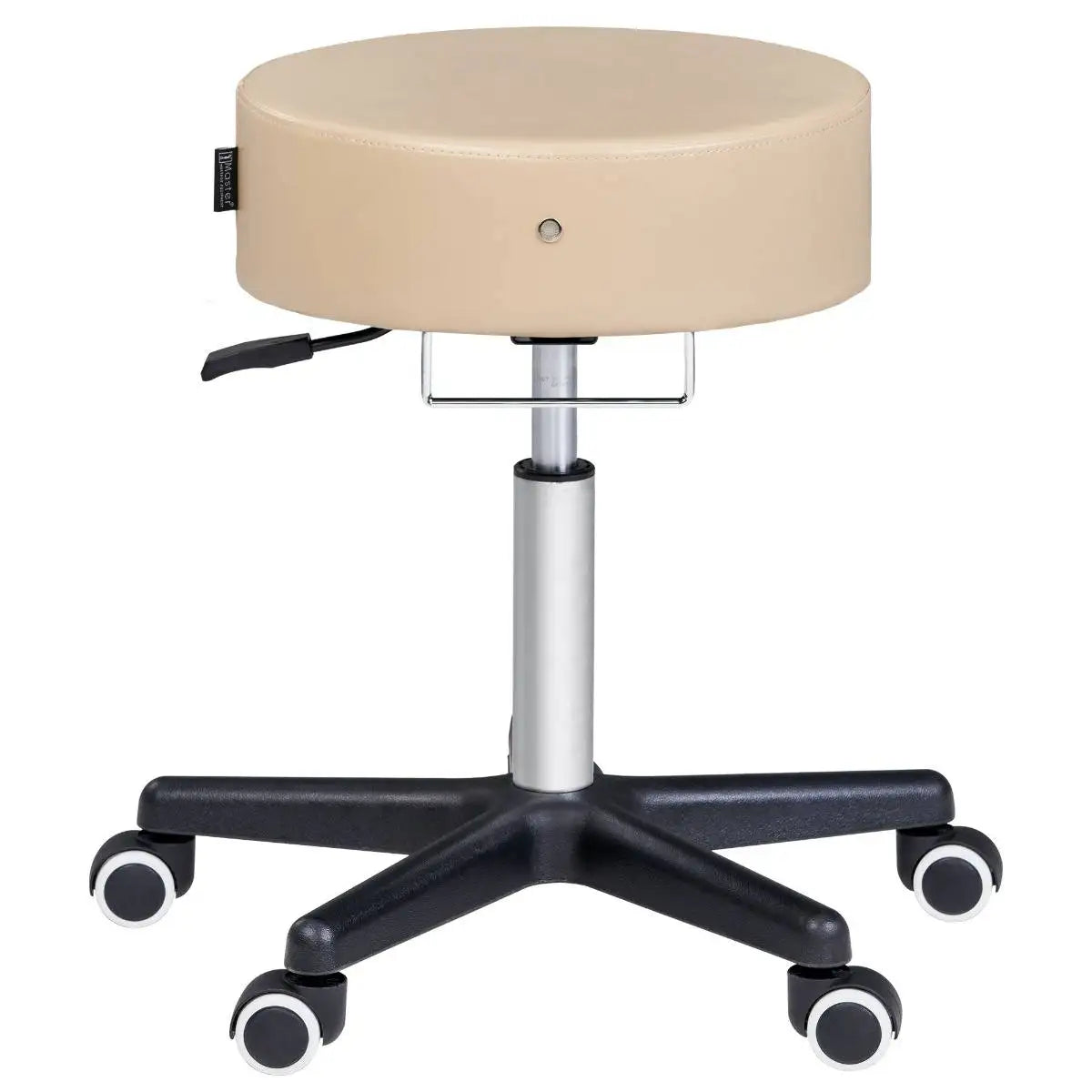 Master Massage Glider Round Hydraulic Stool - Cream