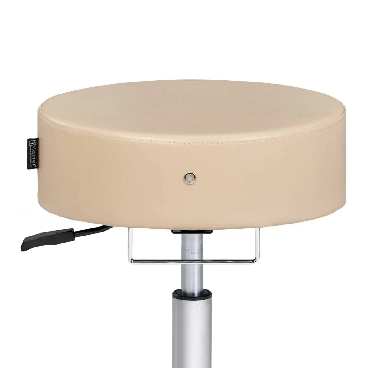Master Massage Glider Round Hydraulic Stool - Cream
