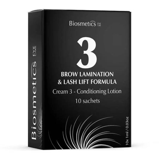 Biosmetics Eyelash Lift, Perm & Lamination Step 3 Conditioning Lotion - 10 Count