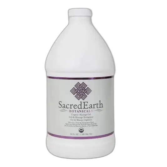 Sacred Earth Organic Massage Gel 1/2 Gallon