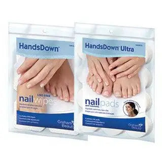 HandsDown Nail Wipes 2" x 2" White 200 Count