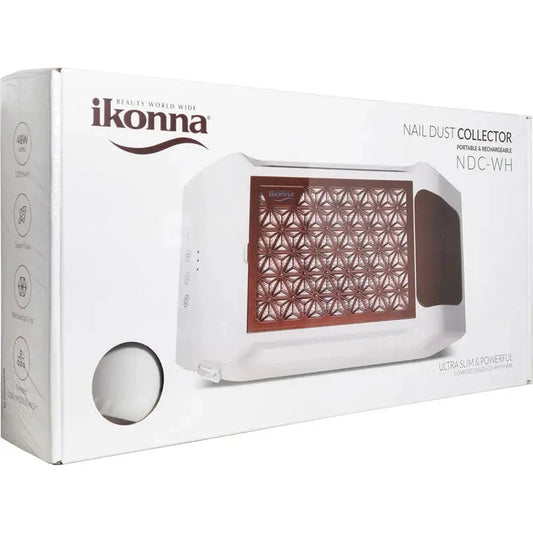 Ikonna Portable Nail Dust Collector - White