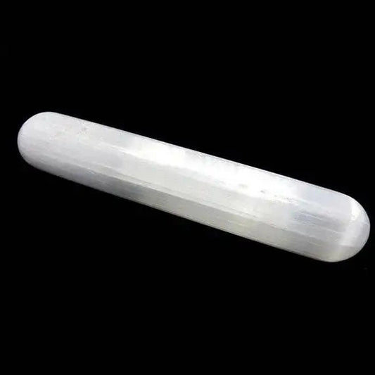 Straight Selenite Massage Wand