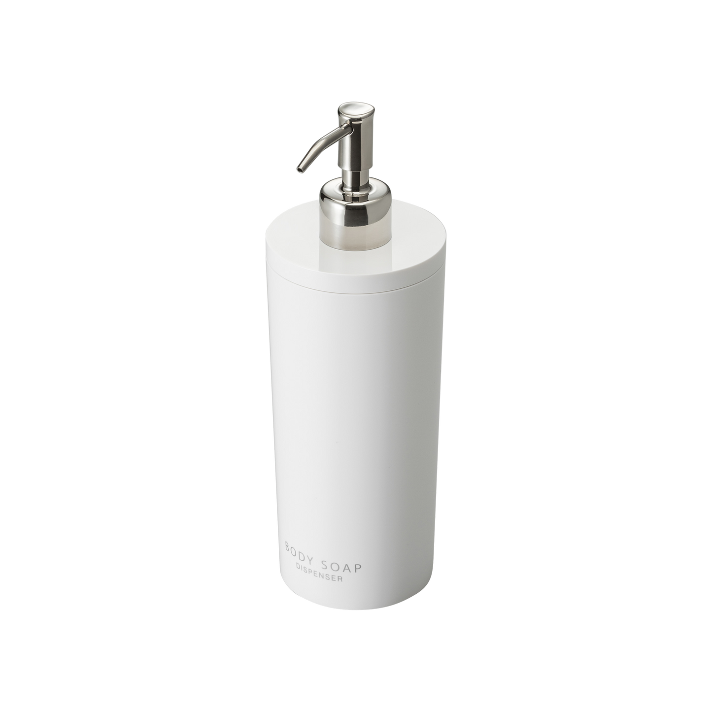 Round Shower Dispenser - Three Styles on a blank background.