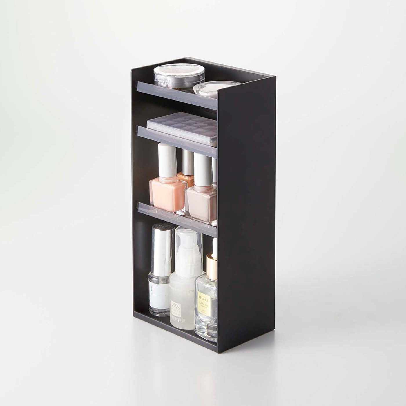 Prop photo showing Makeup Organizer - Two Styles with various props.