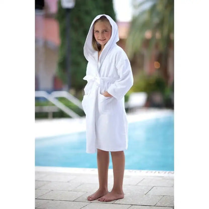 Boca Terry Children's Microfiber Lined Hooded Robe - 3-5 Years Old