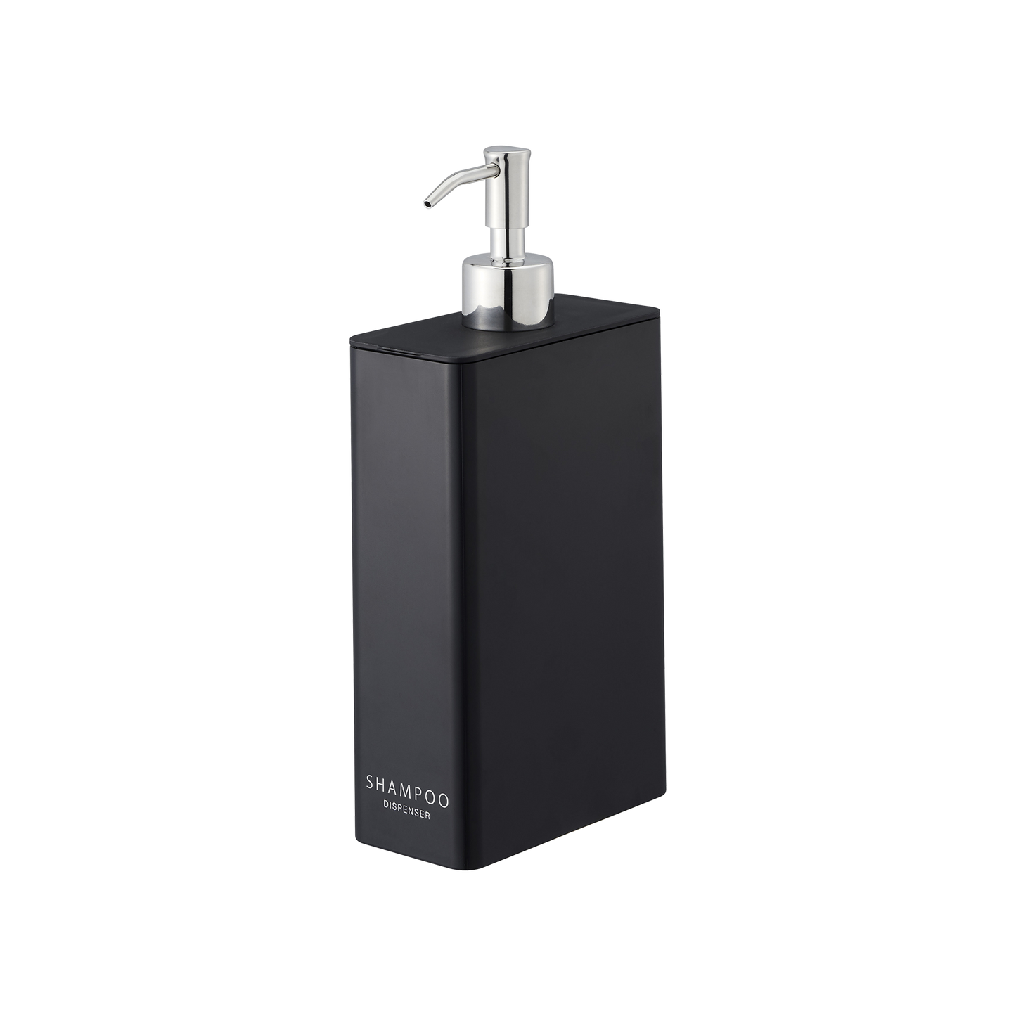 Rectangle Shower Dispenser - Three Styles on a blank background.