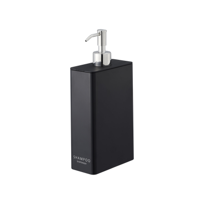 Rectangle Shower Dispenser - Three Styles on a blank background.