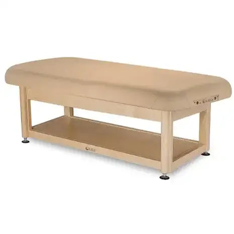 Living Earth Crafts Serenity Flat Top Massage Table with Shelf