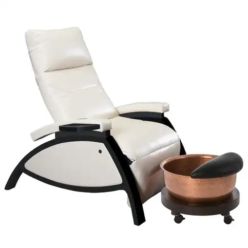 Living Earth Crafts ZG Pedi Package with Pedi Roll up Copper Bowl (includes side trays)