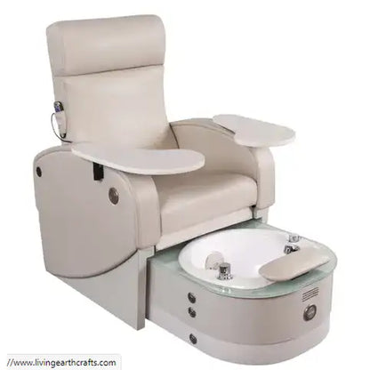 Living Earth Crafts Club Chair LE spa lounge chair with hardwood frame