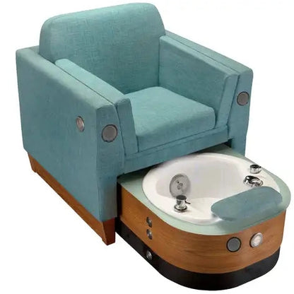 Living Earth Crafts Wilshire LE pedicure chair with tilt and electric retractable jetted footbath