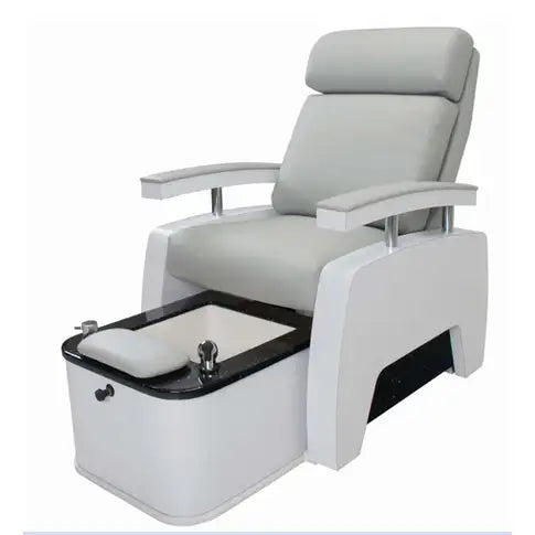 Living Earth Crafts 5th Avenue Pedicure Chair with tilt & non-jetted plumbed footbath