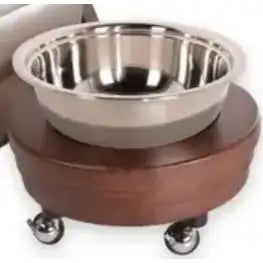 Living Earth Crafts Pedi Roll up Footbath with Stainless Bowl, footrest & Splashguard(ZG Dream Lounger/SoHo)