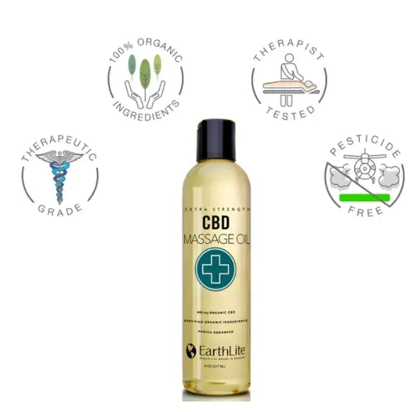 Living Earth Crafts Earthilte Organic CBD Oil 8 ounce