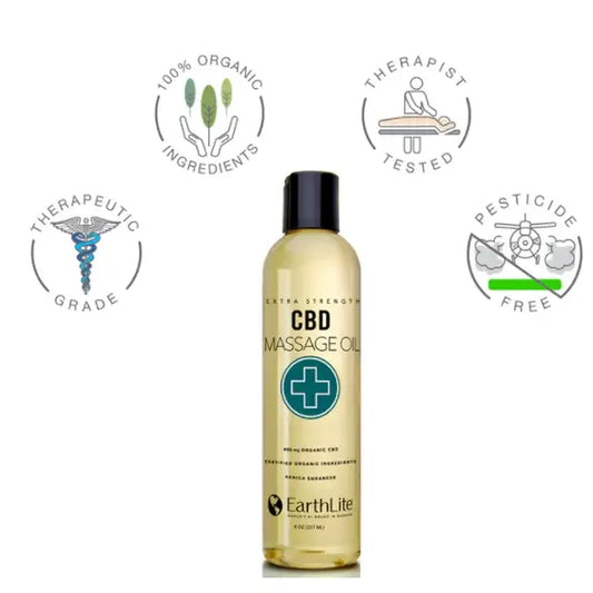 Living Earth Crafts Earthilte Organic CBD Oil 8 ounce