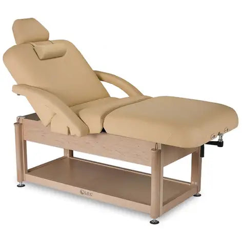 Living Earth Crafts Napa Power Assist Pneumatic Salon Top with Shelf