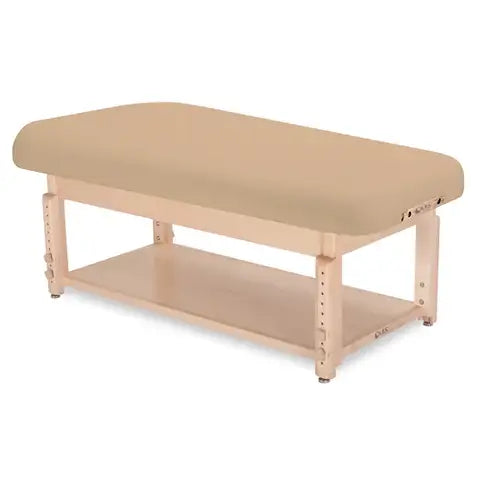 Living Earth Crafts Sonoma Flat Top Massage Table with Shelf Base