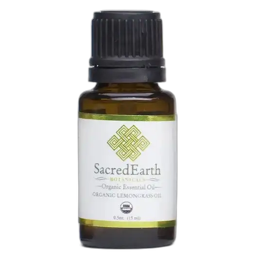 Sacred Earth Organic Essential Oil of Lemongrass 15ml