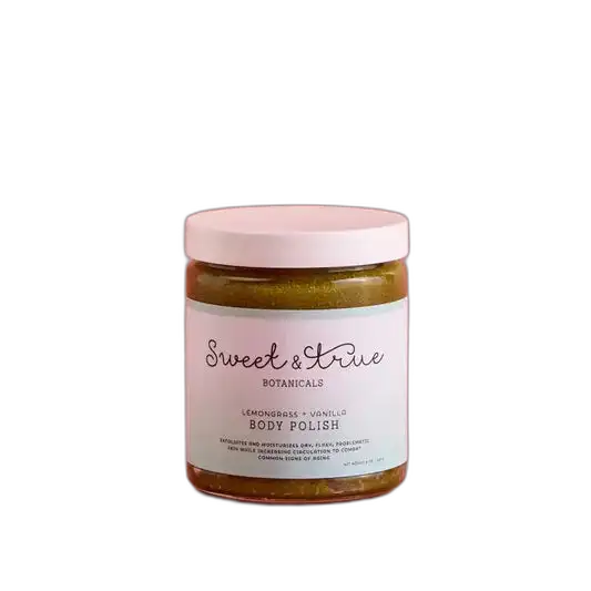 Sweet & True Lemongrass & Vanilla Body Polish - 8 oz