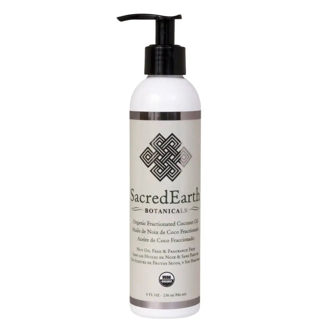 Sacred Earth Organic Fractionated Coconut Oil 8oz