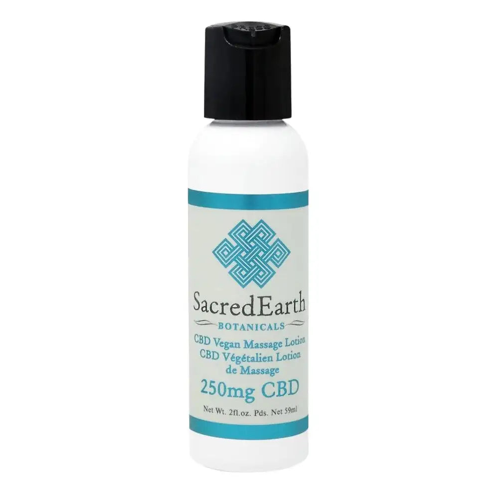 Sacred Earth CBD Vegan Massage Lotion 2oz