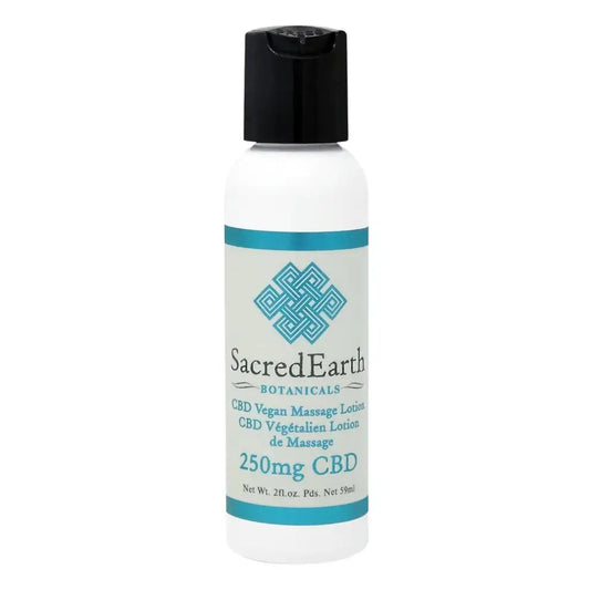 Sacred Earth CBD Vegan Massage Lotion 2oz