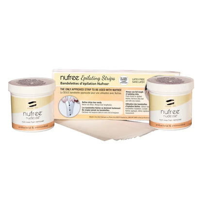NuFree Little One Double Jar Pack two 6oz jars wax-free hair removal