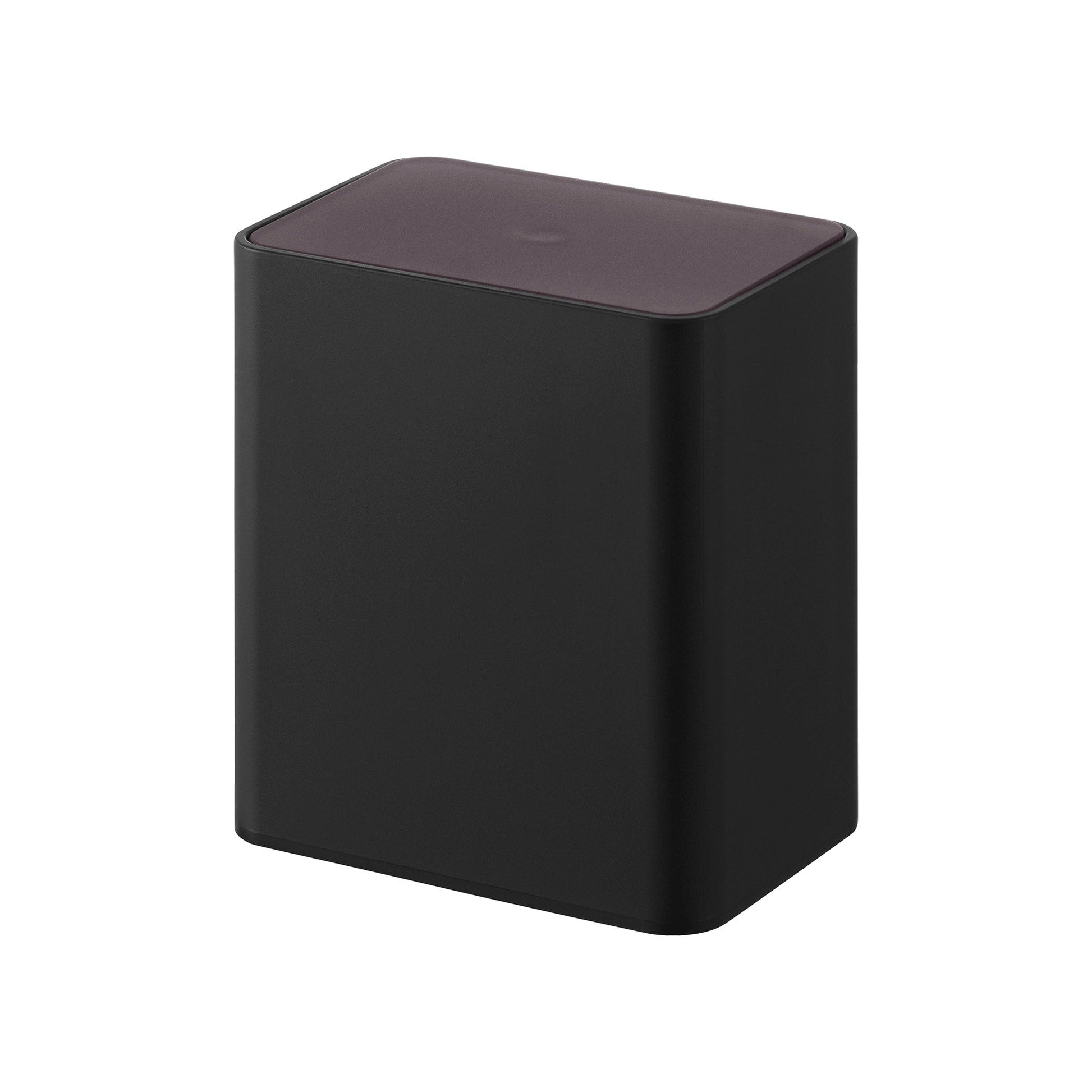 Black Cotton Swab Push-Top Case on a white background