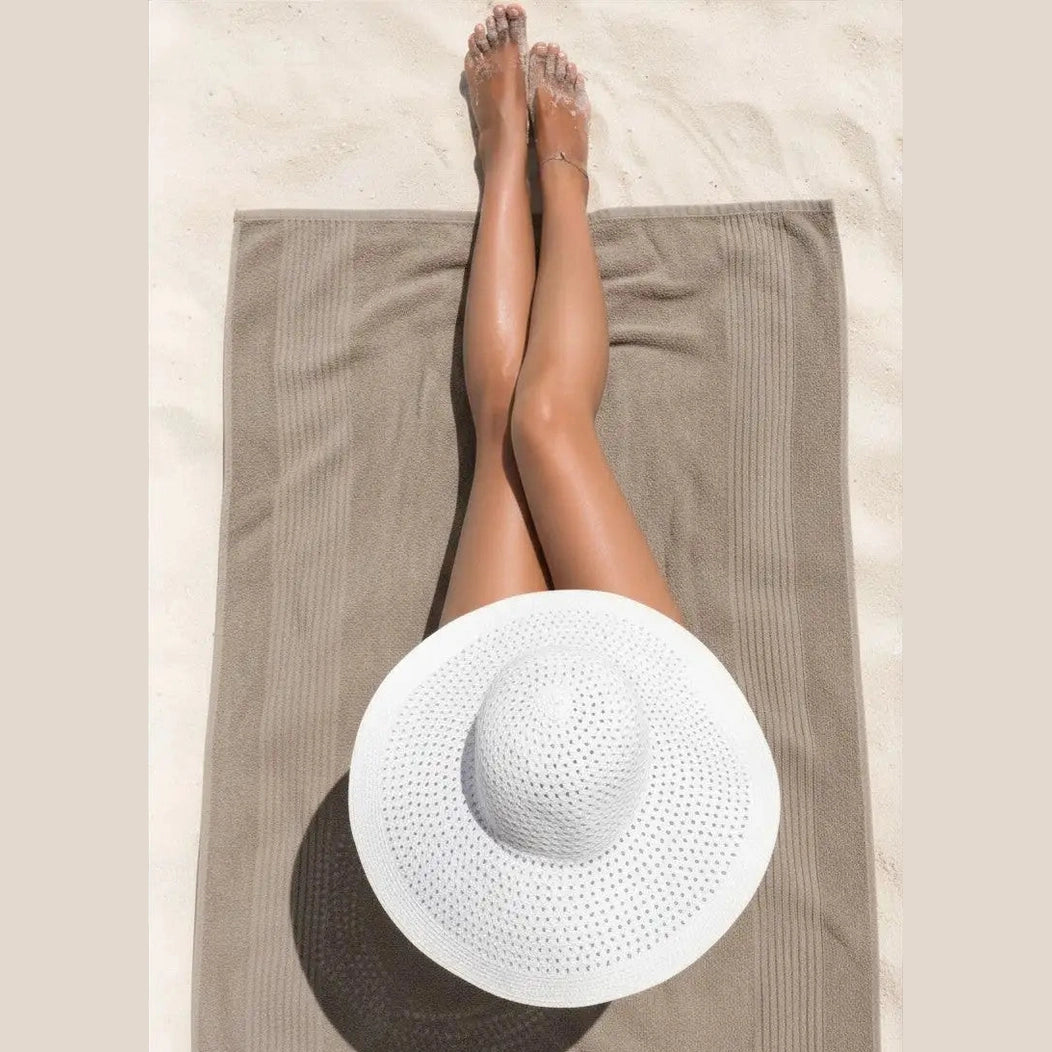 Boca Terry Color Pool Towel 35 x 70 - Taupe
