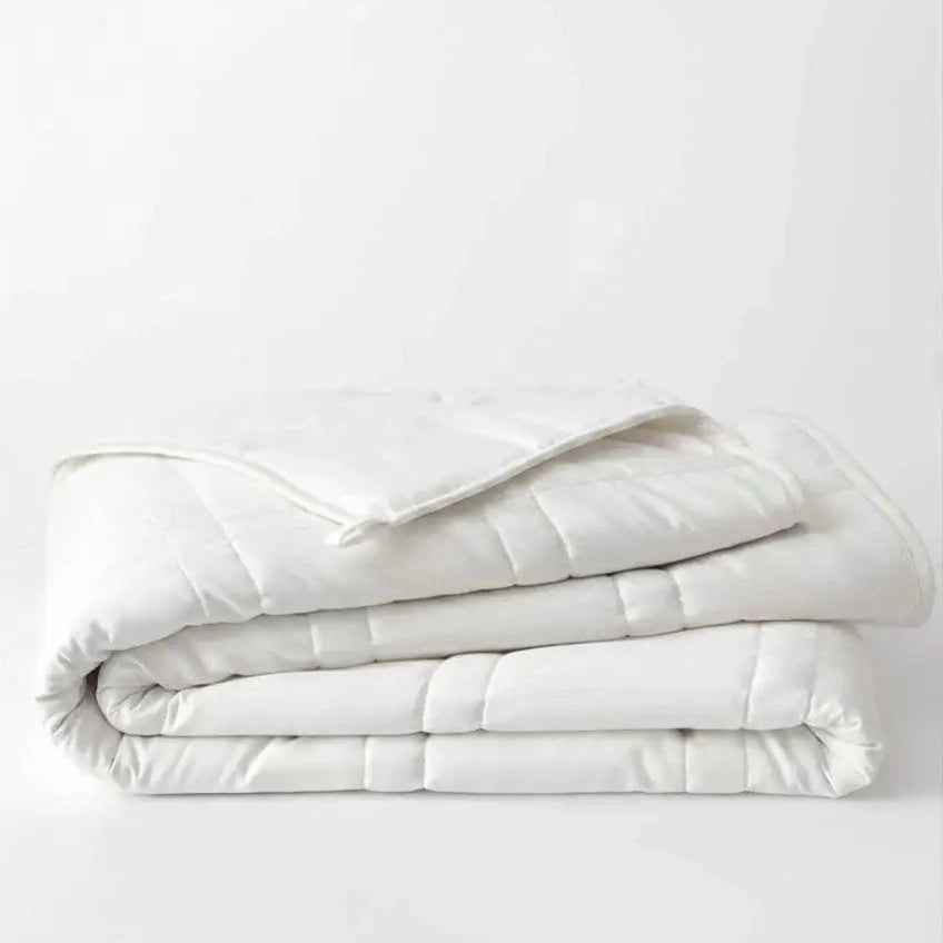 Baloo Weighted Throw 12 lbs - Pebble White