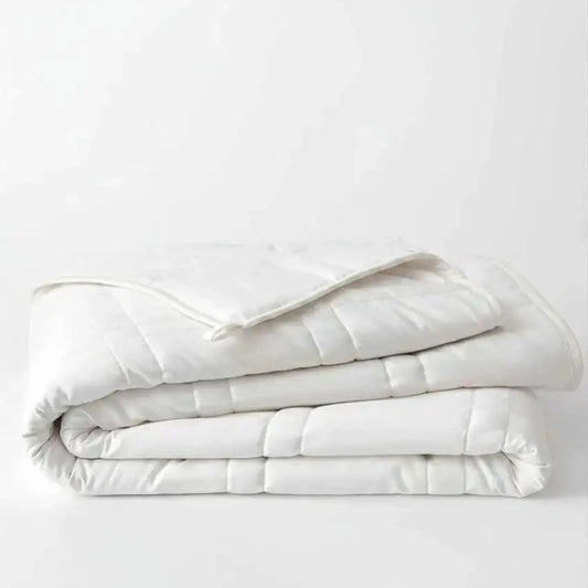 Baloo Weighted Throw 12 lbs - Pebble White