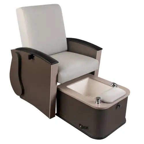 Living Earth Crafts Mystia Pedicure Chair with plumbed hydrotherapy tub