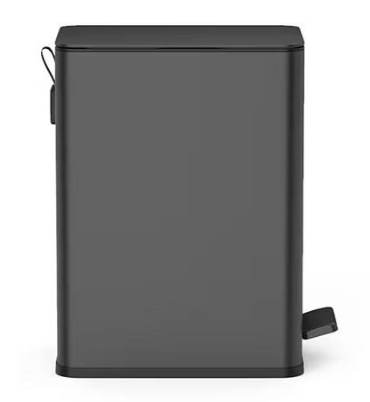 Slim 2.6 Gallon Step Trash Can, Matte Black