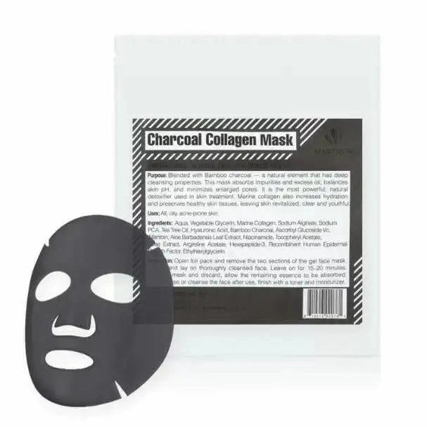 Martinni Bamboo Charcoal Collagen Mask 3.17oz