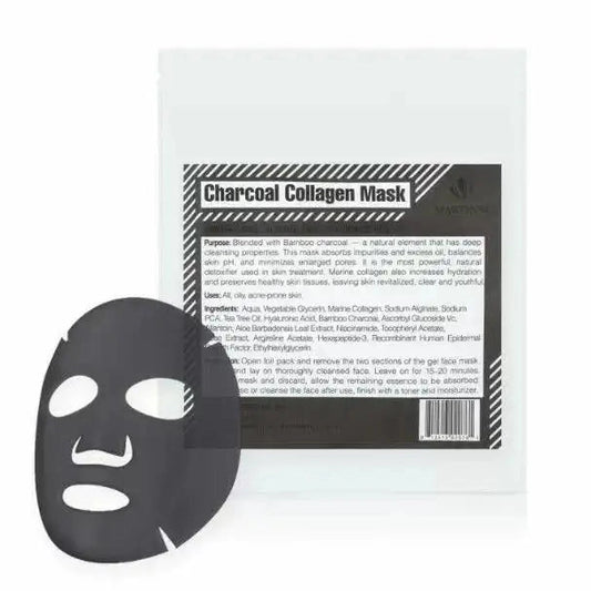 Martinni Bamboo Charcoal Collagen Mask 3.17oz
