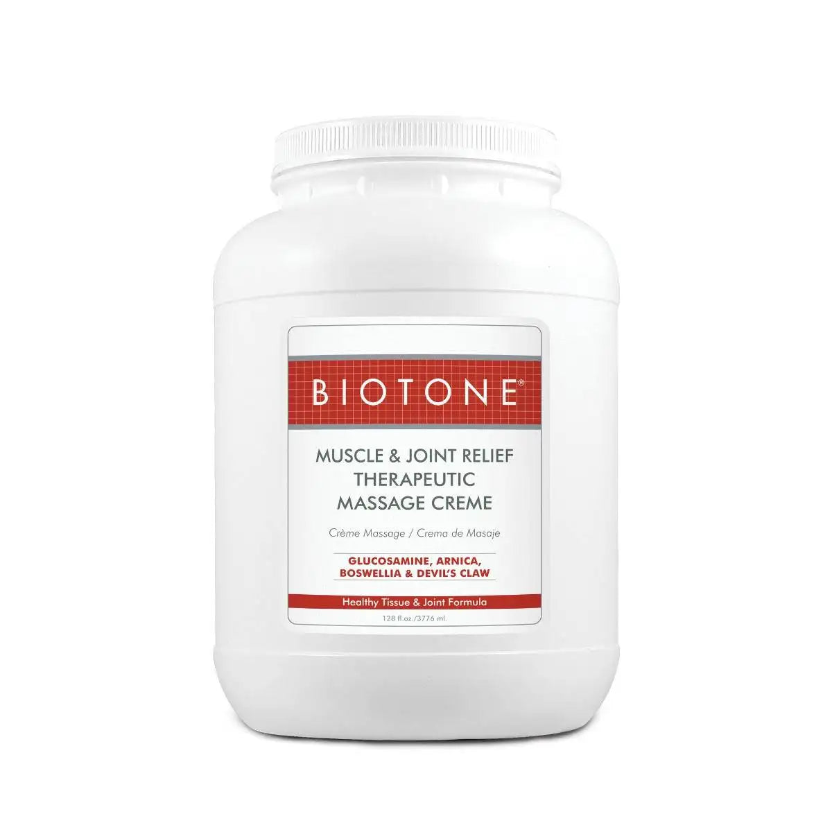 BIOTONE® Muscle & Joint Therapeutic Massage Creme - 1 Gallon