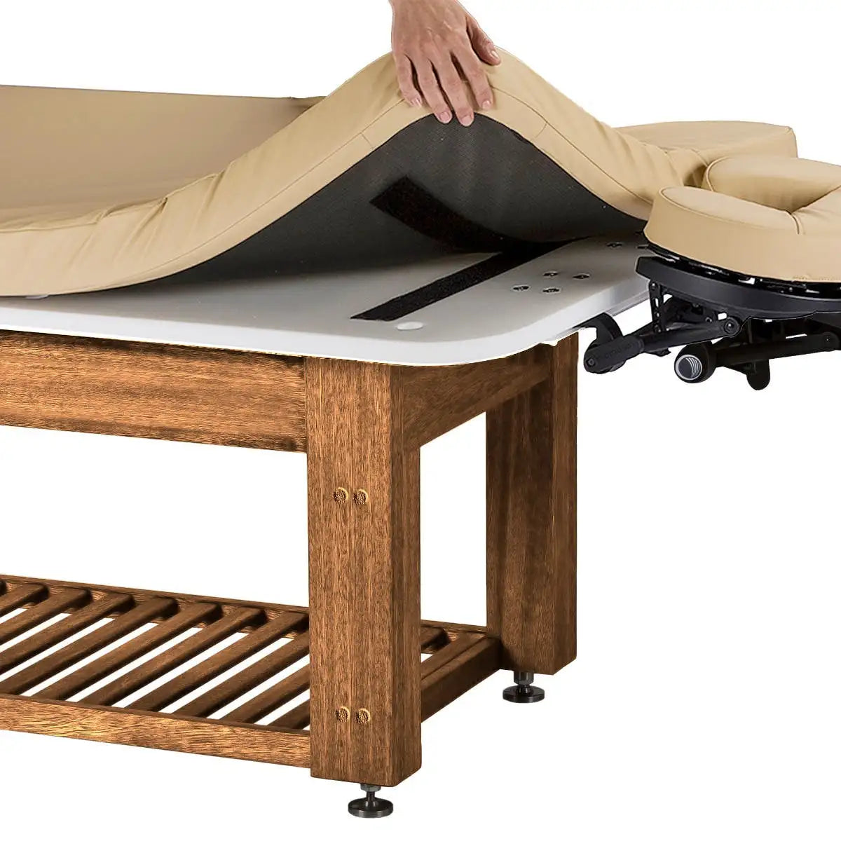 LEC Napa La Mer table mattress detail