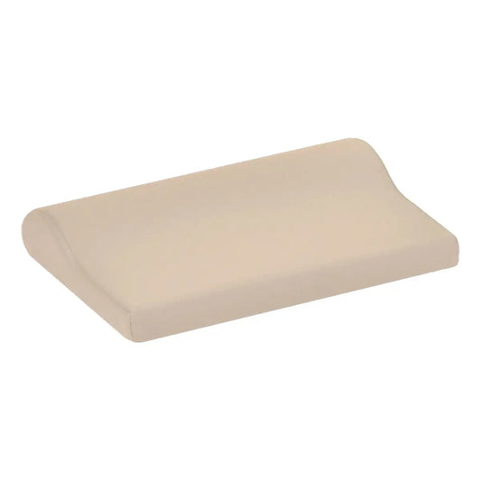 Earthlite Neck Contour Bolster in Marie's Beige, contoured cervical support 3 by 14 by 11 inches