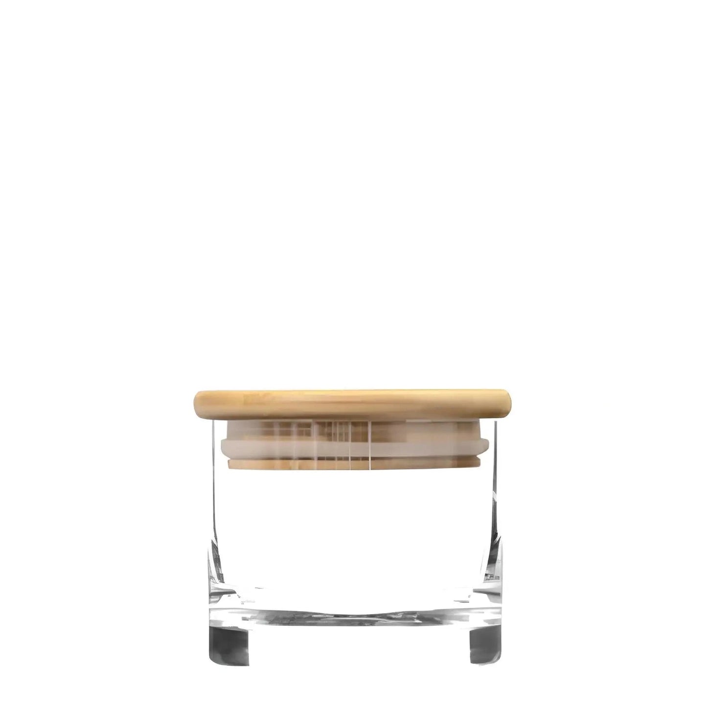 Bold Drinkware Cayman 6in Bartop Canister with Bamboo Top Polycarbonate