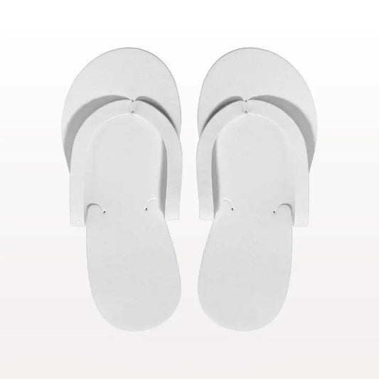 Non-Skid Pedicure Slippers, White