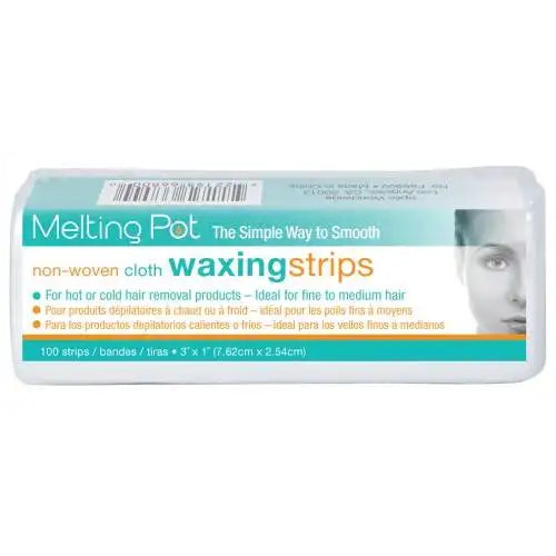 Melting Pot Non Woven Cloth Waxing Strips 3" x 1"