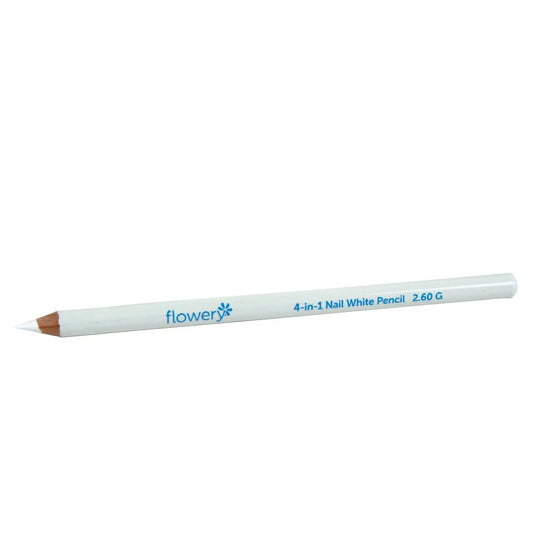 Flowery 4-in-1 Nail White Pencil