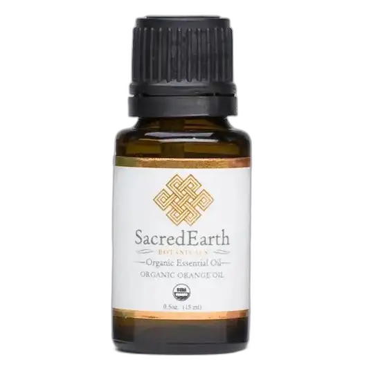 Sacred Earth Organic Essential Oil of Orange 15ml – 5pk