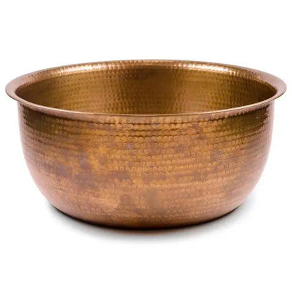 Hammered Copper Pedicure Bowl
