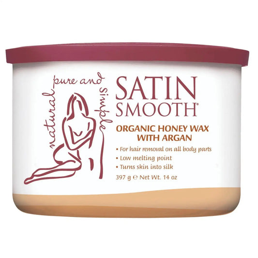 Satin Smooth Honey Soft Wax w/ Argan Oil - 14oz