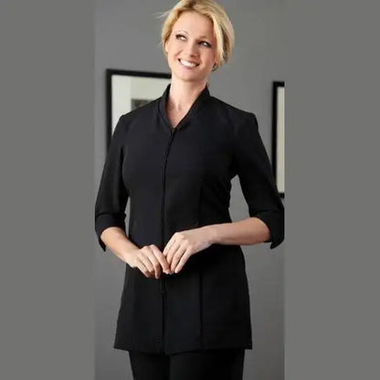 Pravia Jacket 3/4 Sleeve Uniform - Solid Black