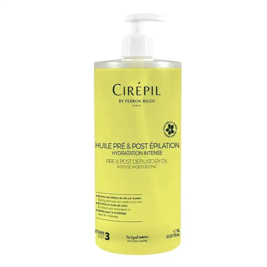 Cirepil Pre Depilatory Jasmin Oil - 33.8 oz